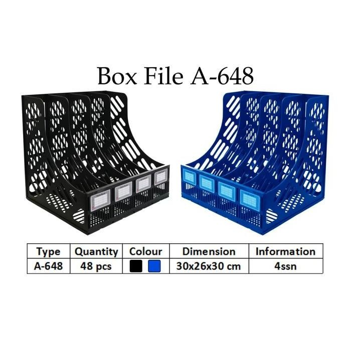 

HARGA DISKON BOX FILE RAKIT 4 KOTAK BOKS DOKUMEN PLASTIK RAK KERTAS BOOK HOLDER