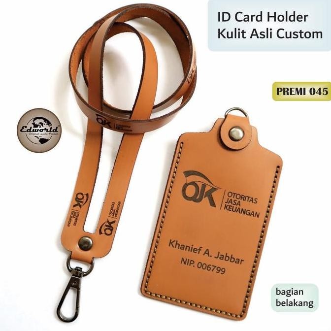 

HRG DISKON ID Card Holder Kulit Asli Custom ( Terlaris )
