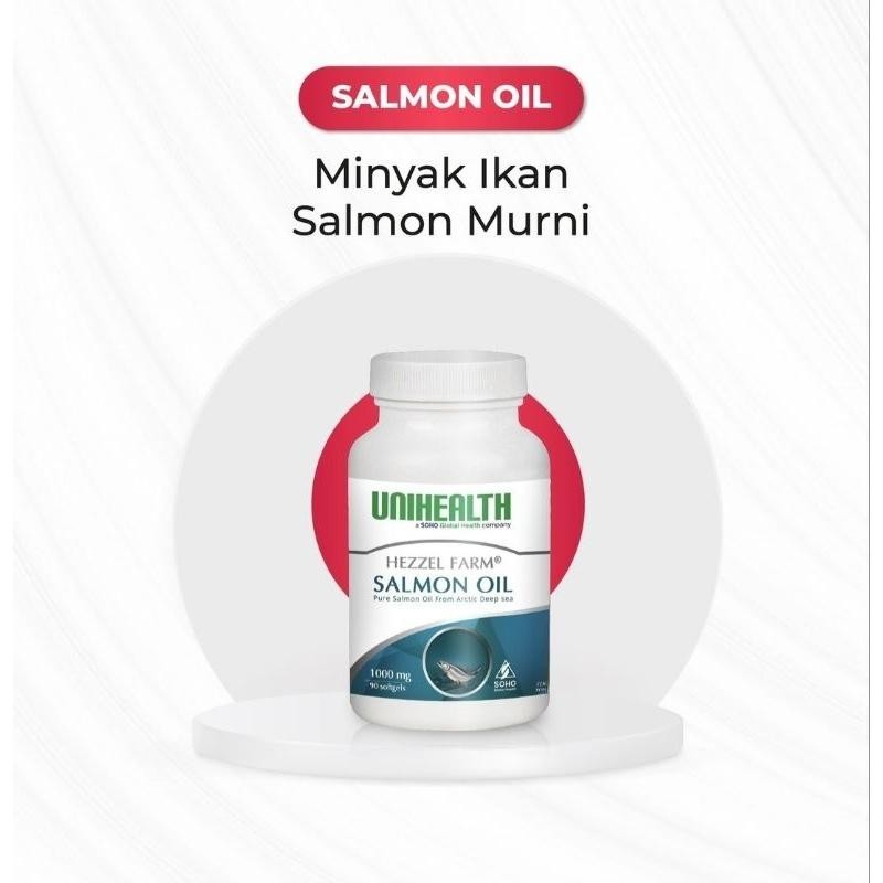 Salmon Oil Unihealth 30'S Minyak Ikan Salmon Murni 1000Mg