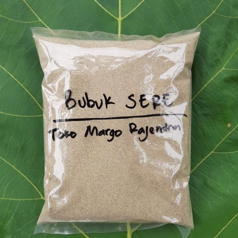

Bubuk Serbuk Powder Serai isi 250 gram Sere Sereh / Lemongrass Rajang Iris Kering