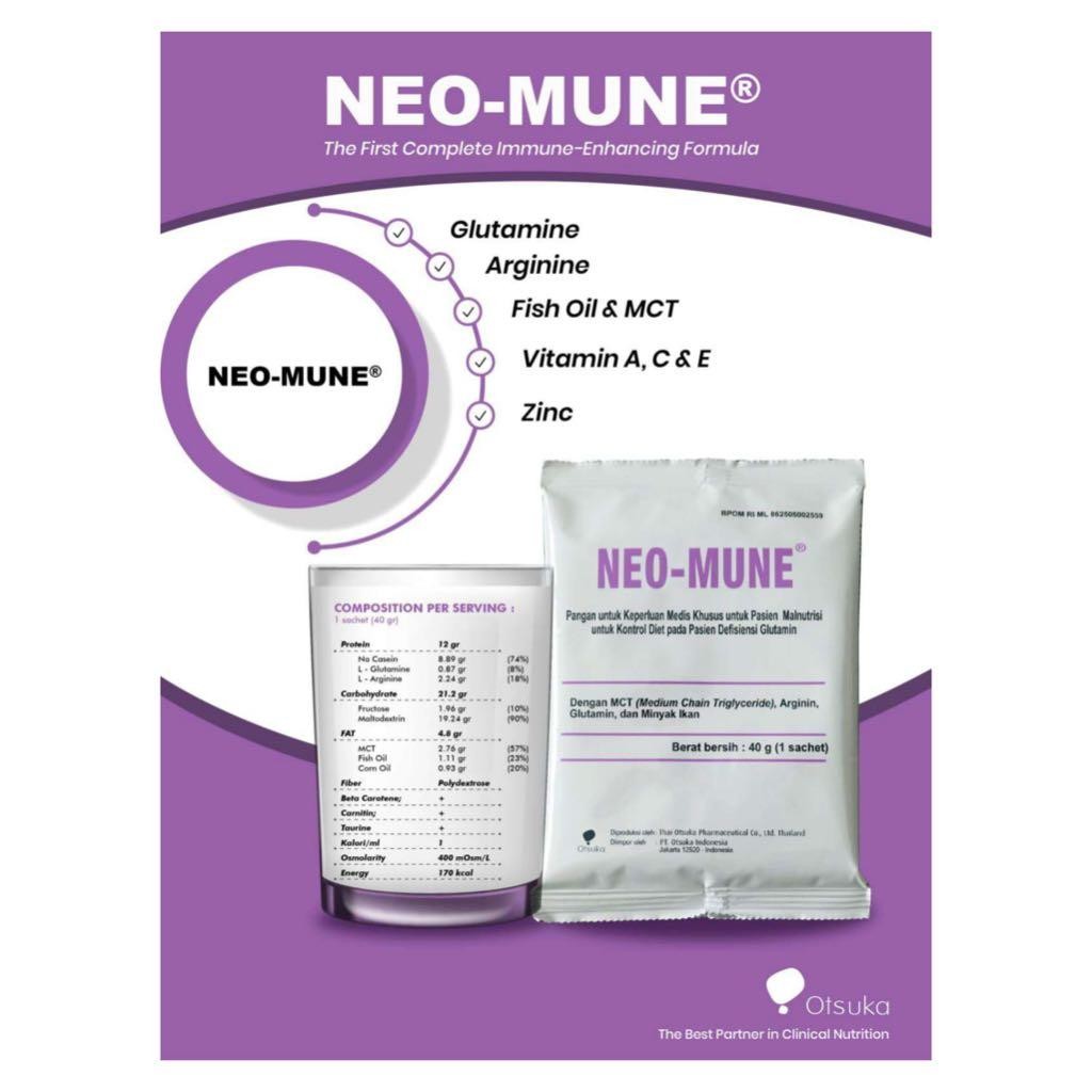 

Neo-Mune 40 Gram Sachet - Susu Nutrisi - Susu Medis