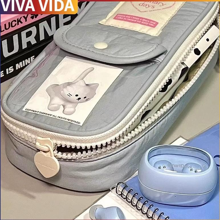 

NEW!!! Tas pena penyimpanan alat tulis siswa / cosmetic pouch / stationery / pensil / empat pensil / zipper / tempat / case / large capacity