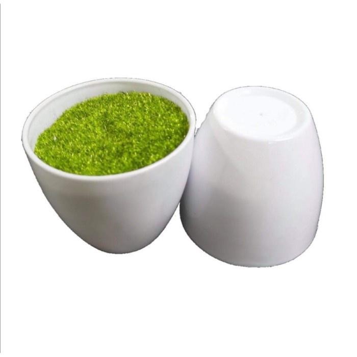 Vas Bunga Mangkok Plastik Kecil Bulat Free Gabus