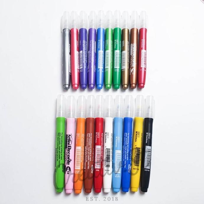 

Terlaris !!! Artline Decorite Spidol Kaca Plastik Kayu Porselen Dekorasi Edf-1 Edf-2 Edf-3