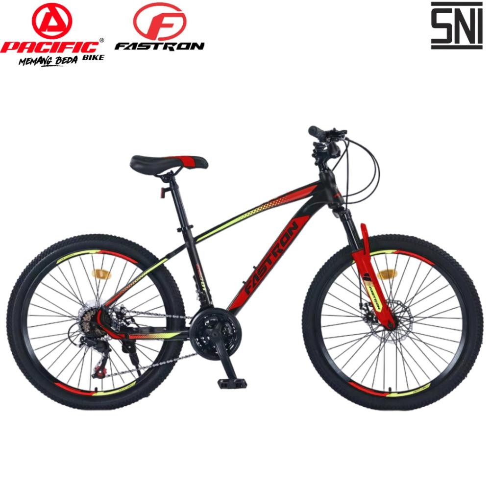 Pacific Bike Fastron Sepeda Gunung MTB F-260 DT Ukuran Ban 24 Dan 26