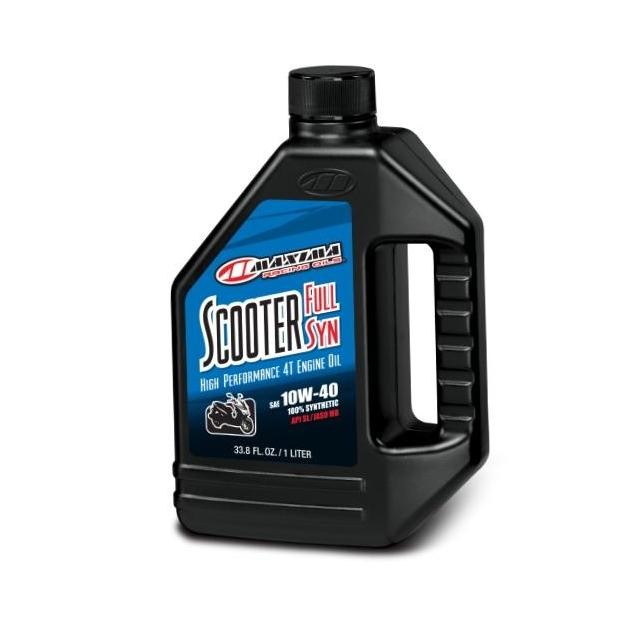 Maxima Oli Scooter Full Syn - 10W-40, Liter/33.8Oz - Asli