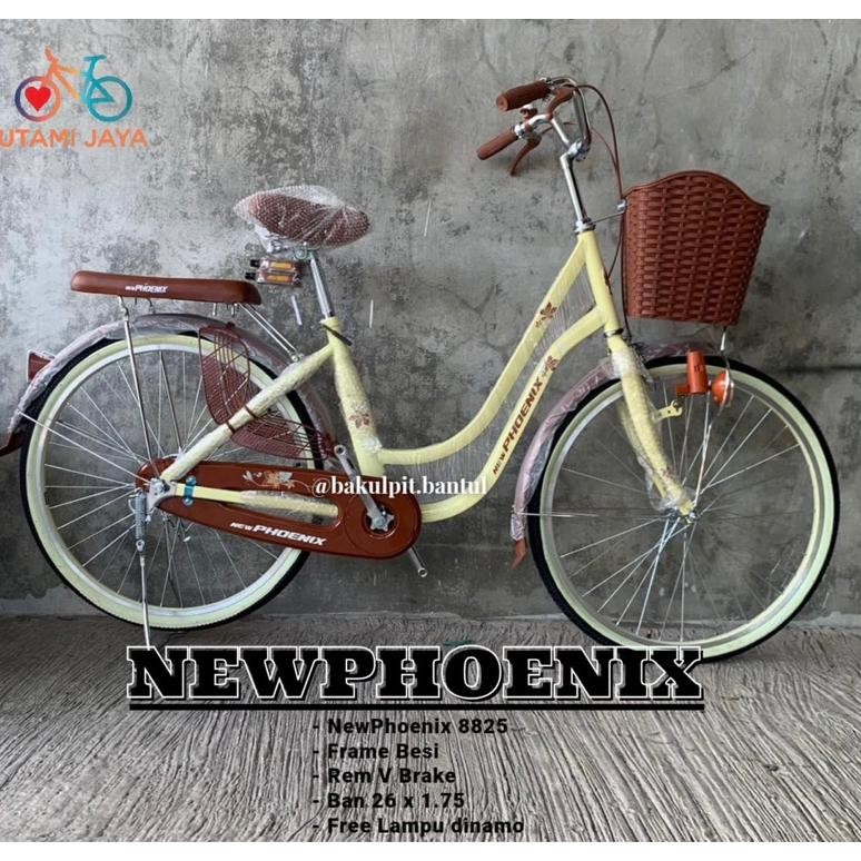 Sepeda Mini new Phoenix 8825  Classic ukuran 26 20 24 inch / Sepeda Keranjang Dewasa / Sepeda Dewasa
