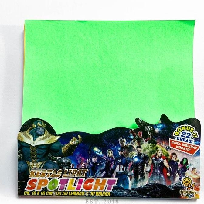 

Hot Sale !!! Sakura Kertas Lipat Origami 16 Cm X 16 Cm Isi 100 Lbr