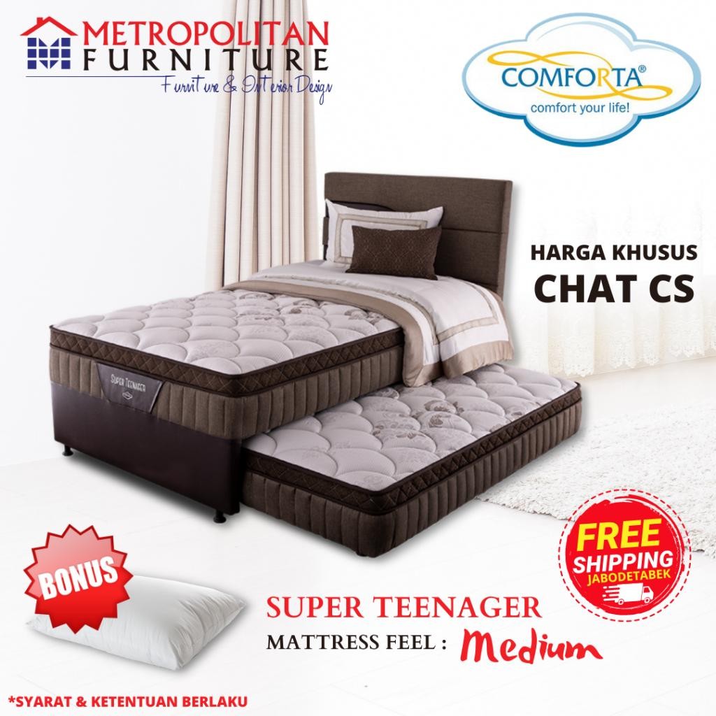Kasur Comforta Super Teenager (2 In 1) Full Set