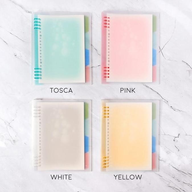 

Segera Miliki !!! [Creativ] Seafoam Clear Color File Binder Catatan