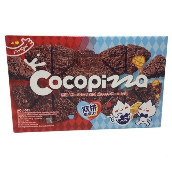 

~~~~~] Aoligei Cocopizza Mix Flavour / Makanan Ringan Cokelat 102 Gr