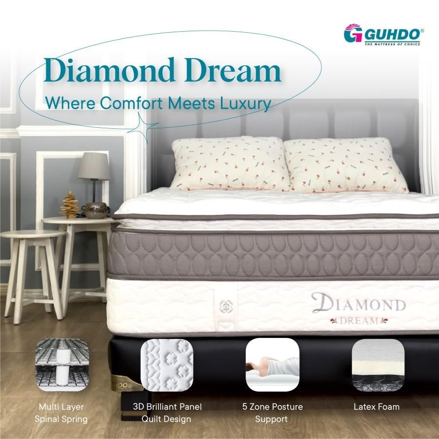 Kasur Springbed Guhdo Diamond Dream Full Set Metropolis Victorian