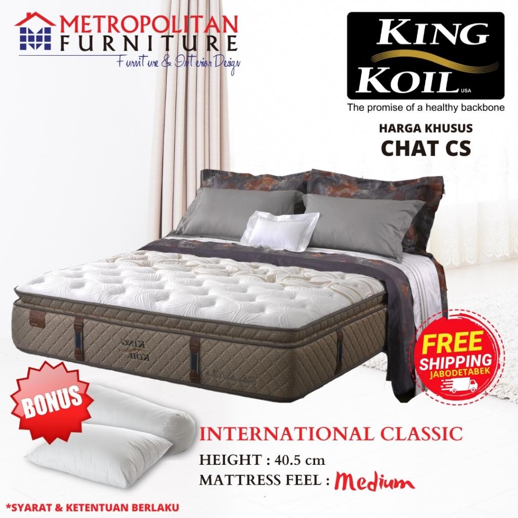 Kasur Springbed King Koil International Classic / Spring Bed Matras