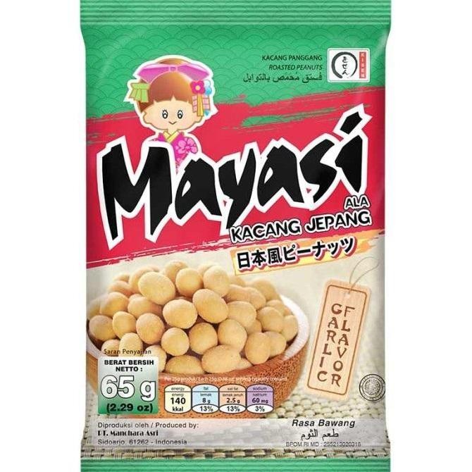

^^^^^] Mayasi Kacang Jepang Garlic Flavor / Kacang Bawang 72GR