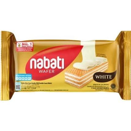 

] Nabati Richeese Wafer White / Bisuit Wafer Rasa Vanilla 122Gr
