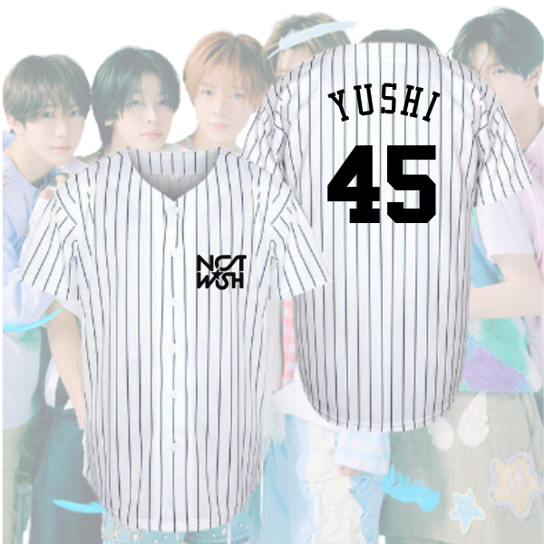 Baju jersey salur baseball nct wish kpop korea sakuya riku yushi sion ryo jaehee korean sport