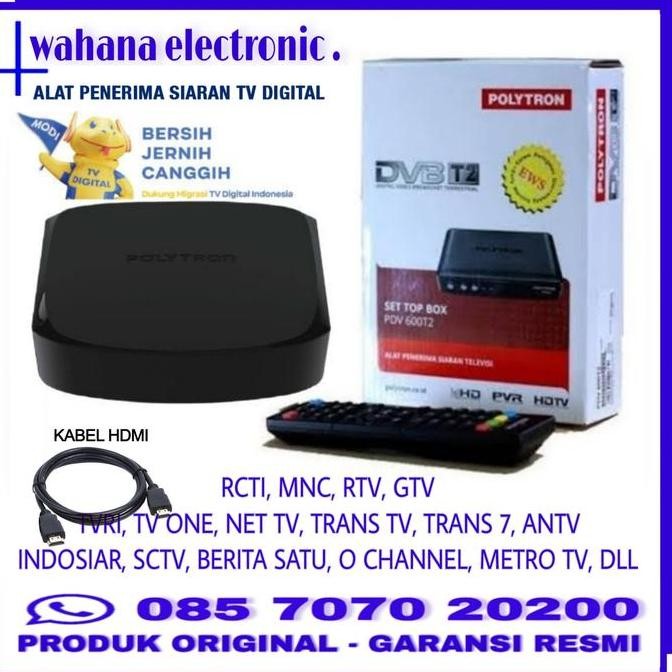 STB SETOPBOX SETOP BOX SET TOP BOX POLYTRON MATRIX DVBT2 TV DIGITAL TV
