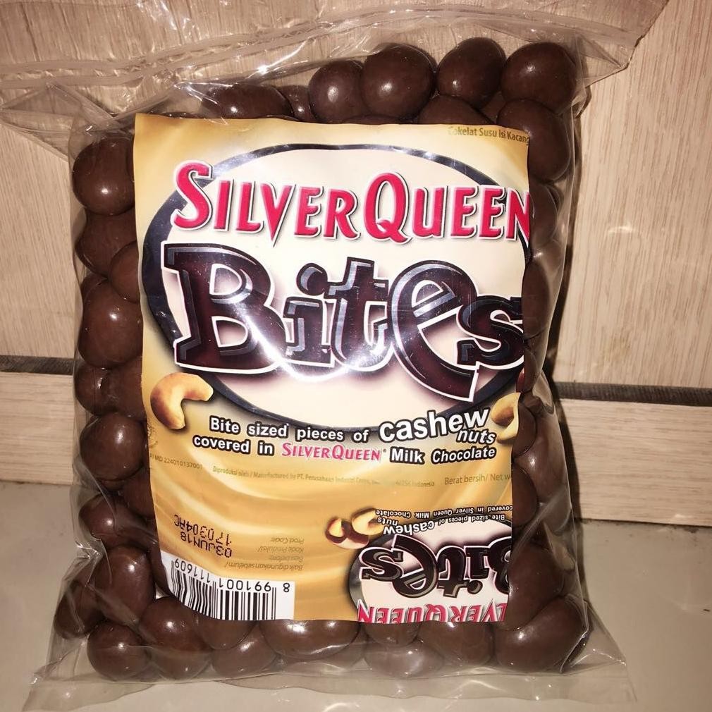 

TERMURAH Cokelat Silverqueen Bites 250g Almond & Cashew Siap kirim