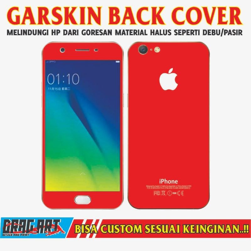 

Terlaris Oppo A57 Stiker Garskin Premium Not Casing Bisa Custom *Promo*