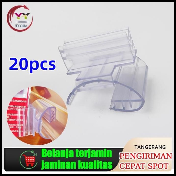 

20Pcs Clip On Pop Lurus Untuk Display Popcard