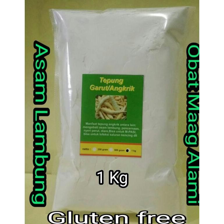 

READY STOCK TEPUNG GARUT/PATI ASAM LAMBUNG/ANGKRIK /ARROWROOT - 1Kg