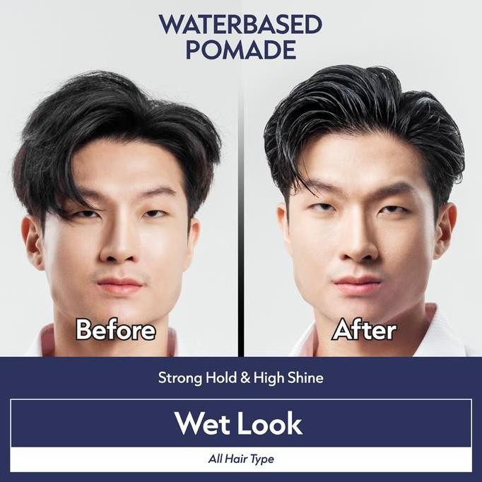 Grosir Special Bundling - Captain Men'S Care Waterbased Pomade Reguler + Waterbased Pomade Travel Si