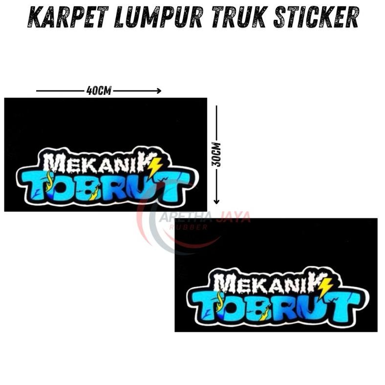 NEW Karpet Lumpur Truk Sticker / Karpet Lumpur Truk COLTDIESEL Engkel