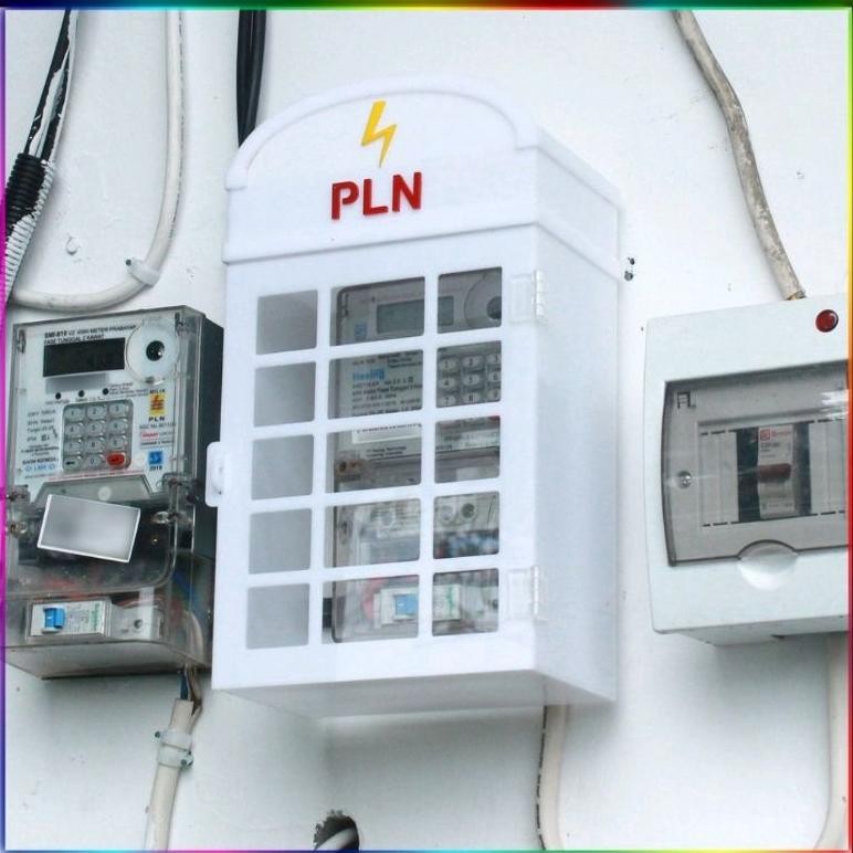 NEW BOX METERAN LISTRIK/PENUTUP METERAN LISTRIK TOKEN/PELINDUNG METERAN LISTRIK.