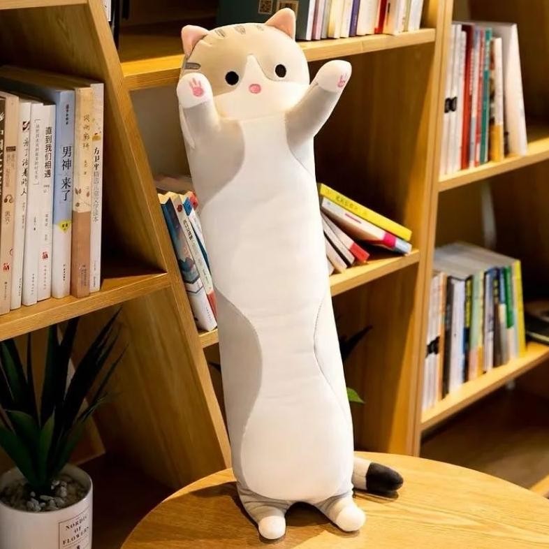 Exclusive Bantal Guling Kucing/Boneka Bantal Kucing/Boneka Bantal Lucu/Boneka Bantal Murah Imut/Bone