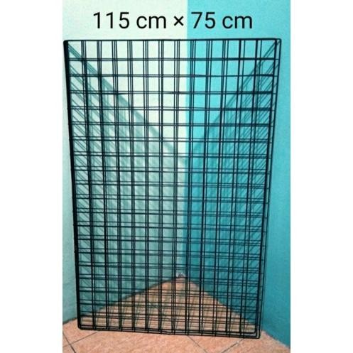 NEW BISA Cod - Ram Kawat Hitam 11575 Cm - Ram Kawat Dinding - Ram Besi Lebih Tebal 5/3mm - Rak Displ