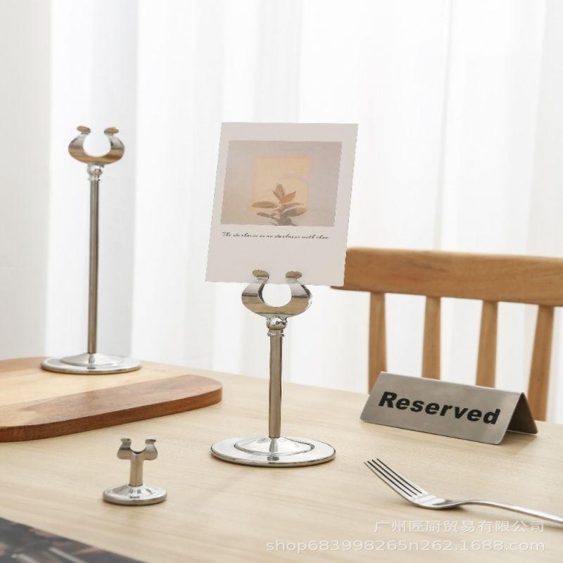 

Stand Holder Menu Standing Nomor Meja Stand Menu Meja Penjepit Stainless Signage Standing Nomor Meja Restoran Cafe Kafe Restoran