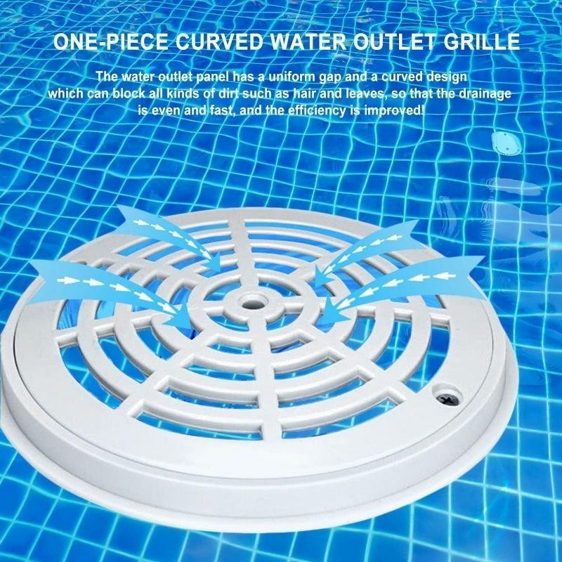 8 Inch Cover Maindrain Kolam Renang Main Pool Drain Cover Replacement Cover Main Drain Kolam Renang