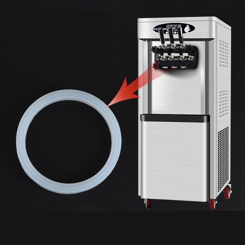 10Cm Karet Seal Alat Pembuat Es Krim Seal Ring Pengaduk Mesin Es Krim Gelang Block Depan Mesin Ice C