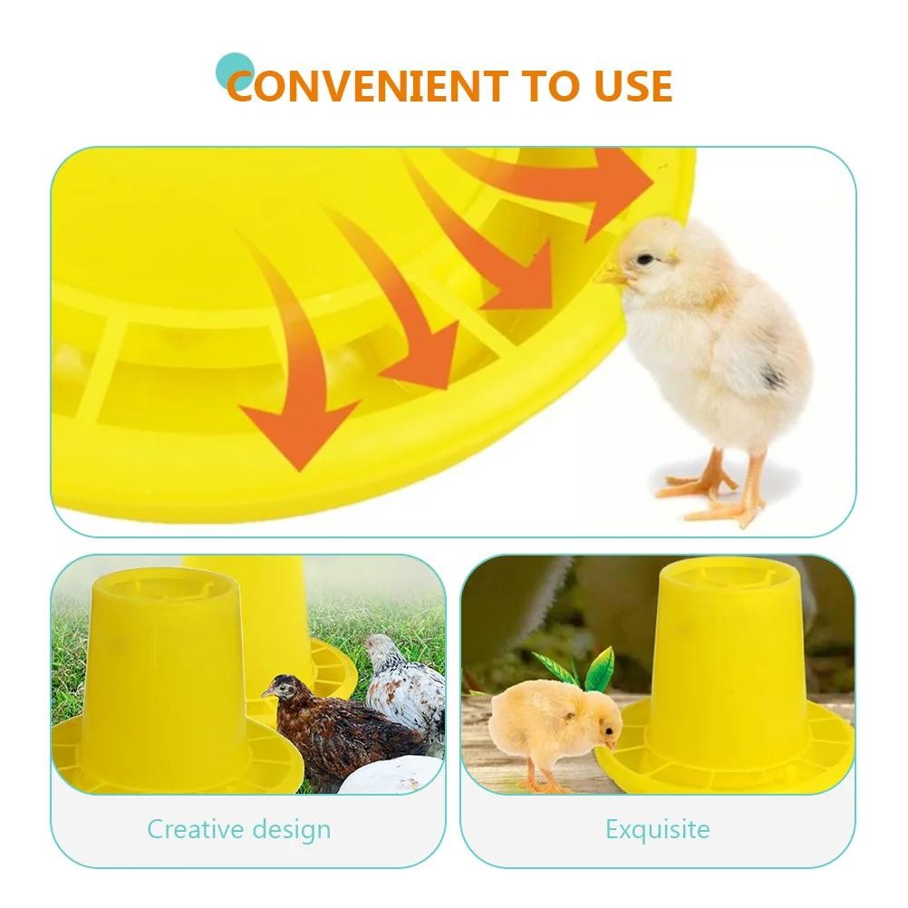 1Pcs Ember Pakan Super Feeder Tempat Makan Ayam Tempat Pakan Ayam Anti Tumpah Bak Pakan Ayam