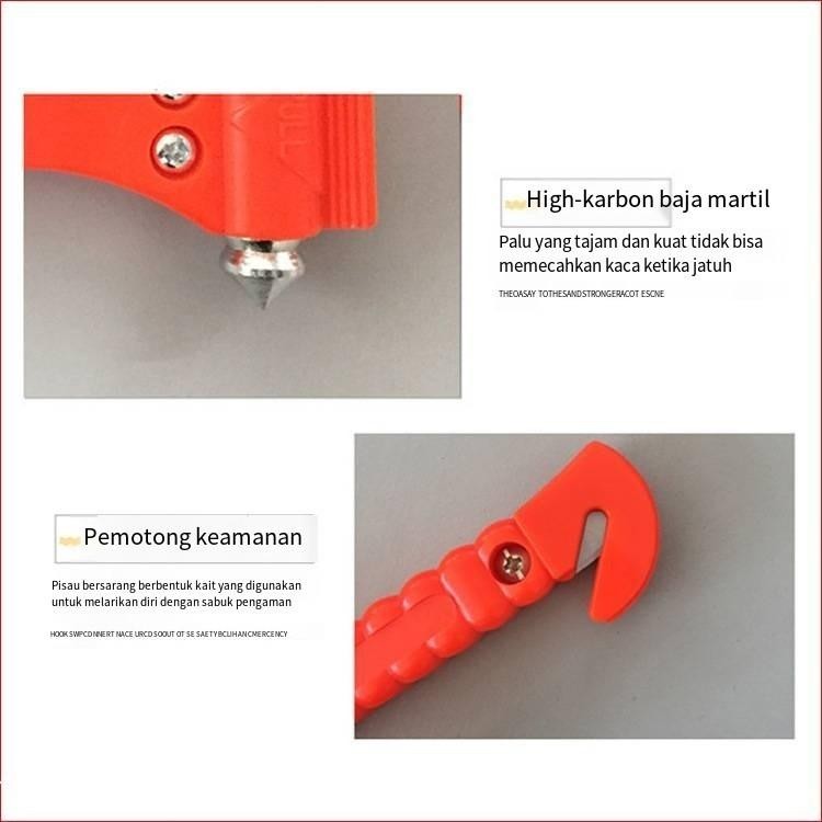 2 In1 Pemecah Kaca Palu Pemecah Kaca Mobil Palu Emergency Palu Pemecah Kaca Darurat Mobil Palu Pemec