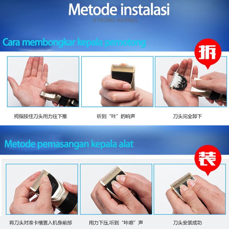 Pisau Mesin Cukur Rambut 40Mm Kepala Pisau Cukur Elektrik Cliper Cukur Rambut/Alat Cukur Hewan