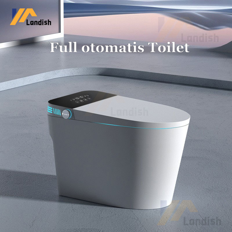 Smart Toilet Kloset duduk Gaya Eropa otomatis kelas atas Toilet Luxury multifungsi Smart Kloset Dudu