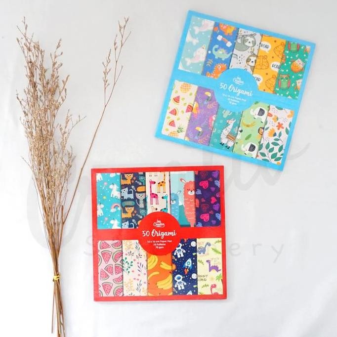 

Ready Stock !!! Kertas Lipat Origami Washi Pattern Series Ina Creative