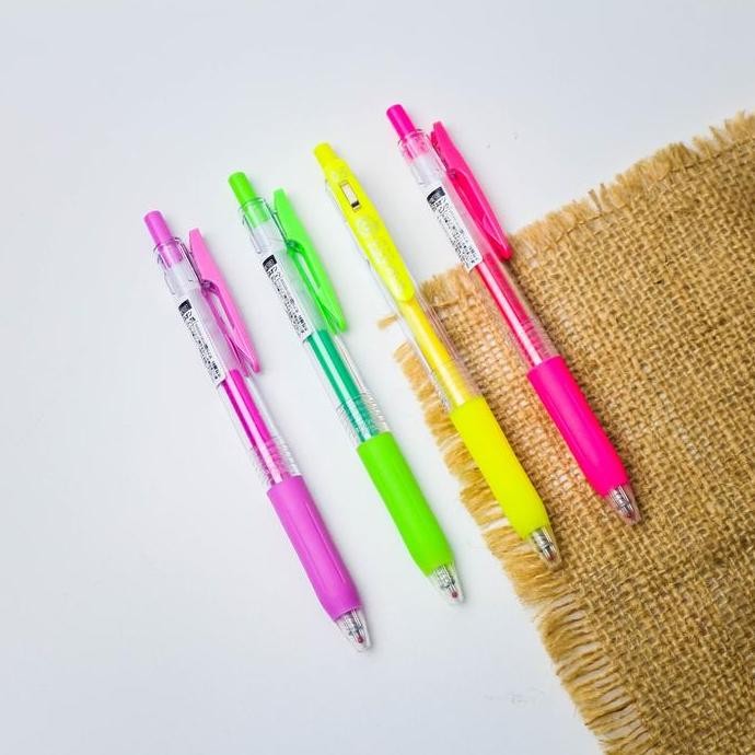 

New Collection !!! Zebra Sarasa Clip Neon Pulpen Gel 0.5 Mm (1 Pcs)