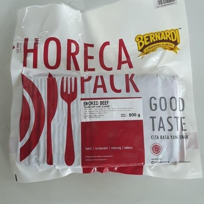 

Bernardi Smoke Beef Kotak 500G/Blok/Block / Square Smoke Beef/ Daging