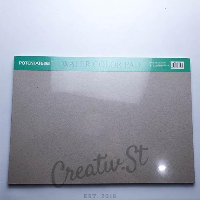 

New Arrival !!! Potentate Buku Lukis Cat Air Watercolor Pad Smooth Hot Pressed 39 X 27 Cm