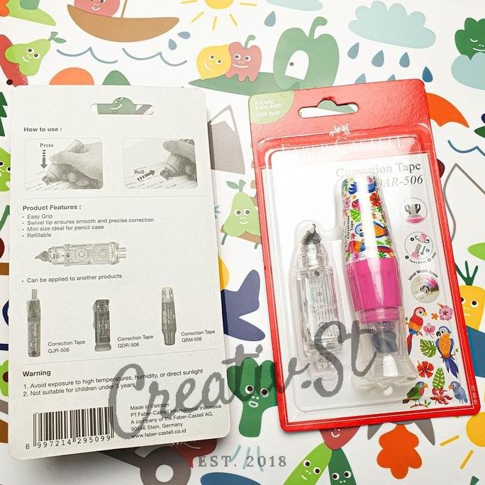 

Promo !!! Faber Castell Faber-Castell Correction Tape Tip Ex Kertas Qar - 506 + 1 Refill