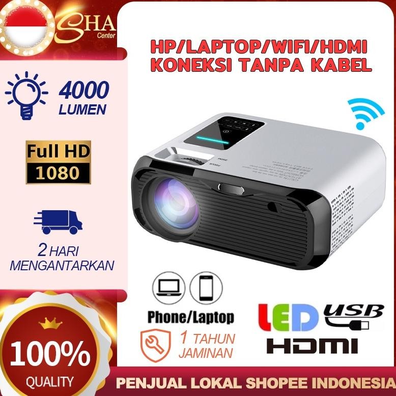 ''Terlaris" E00S 4K Proyektor Layar Cermin Proyektor Film Layar Lebar Proyektor Infocus Portabel Pro