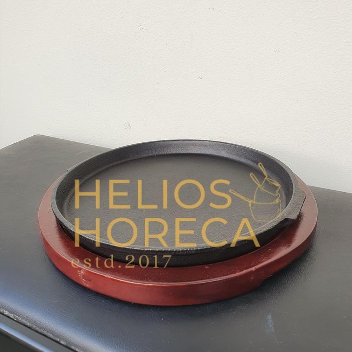 Skitchen Hamburg Hot Plate Cast Iron Piring Hot Plate Pepper Lunch Original Dan Terpercaya