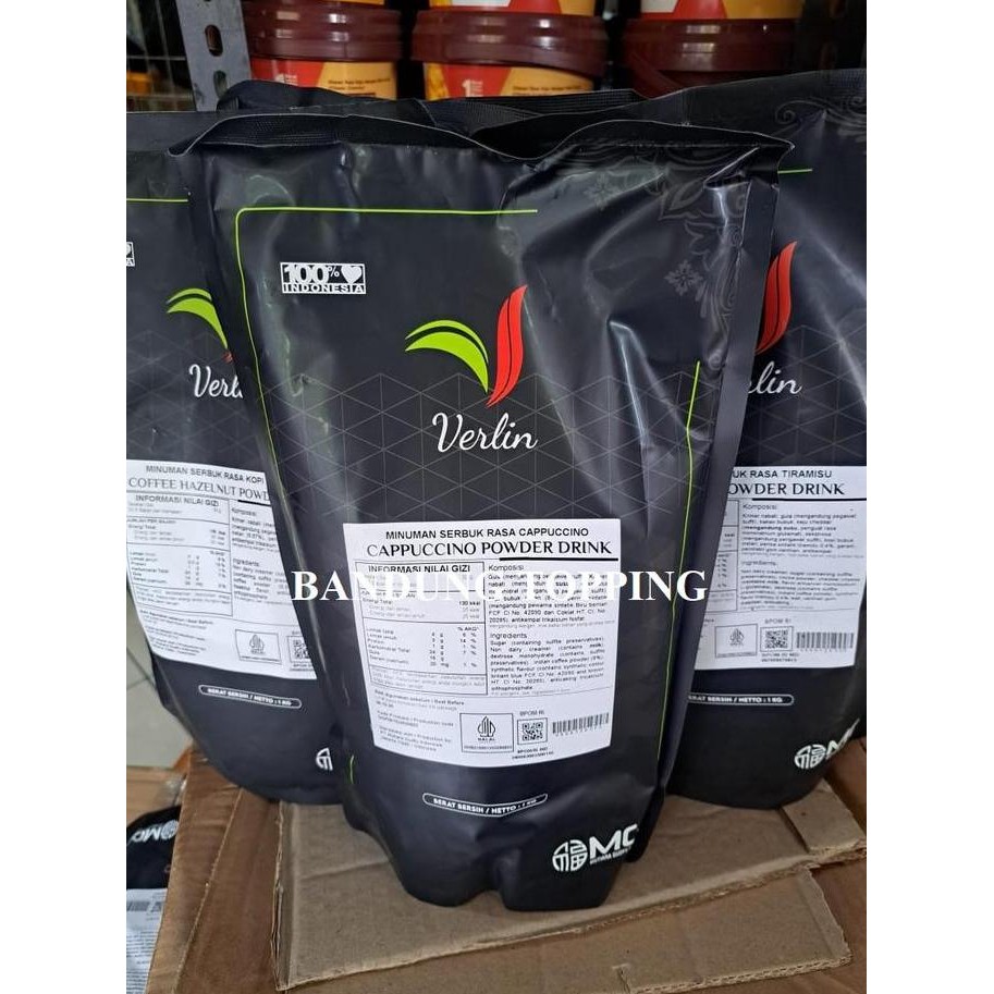 

Verlin Powder Drink "Cookies & Cream Series" 1Kg Terbaru