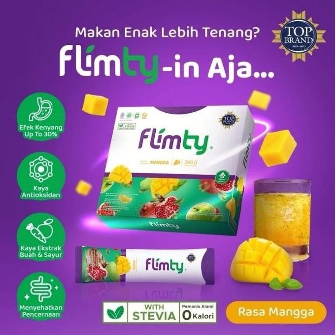 

Flimty 100% Original 1 Box Isi 16 Sachet Terbaru