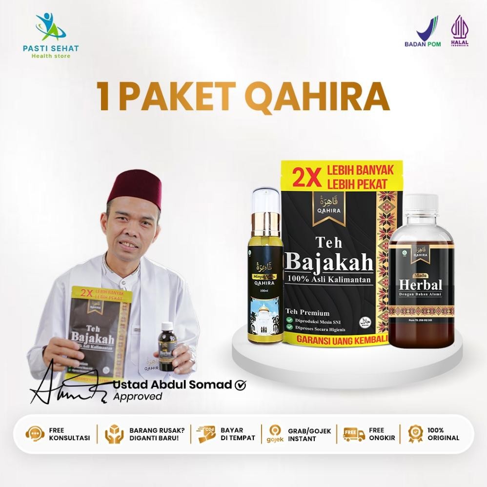 cun_CUN Qahira Minyak Oles Atasi Benjolan Teh Dan Madu Herbal Bantu Sembuhkan Segala Penyakit