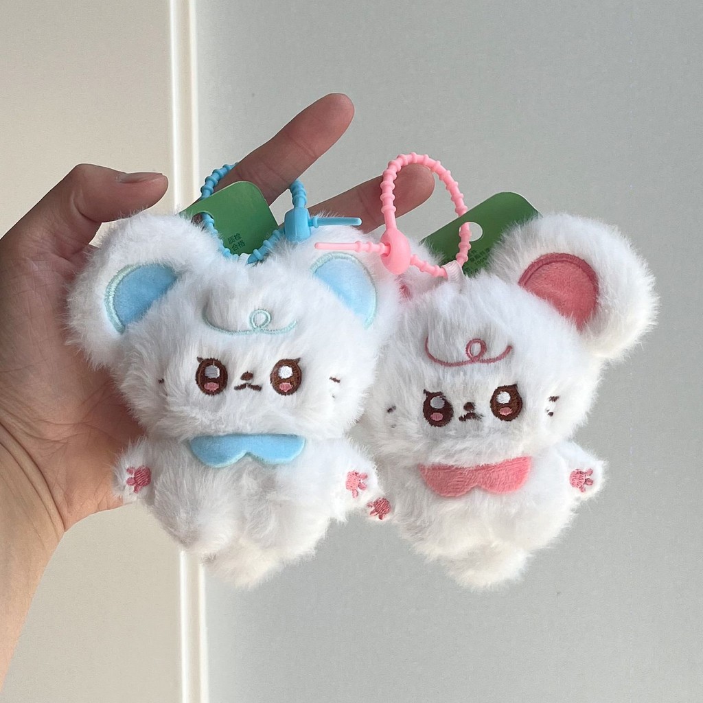 Gantungan Kunci Boneka Plush Tikus Telinga Besar Baru