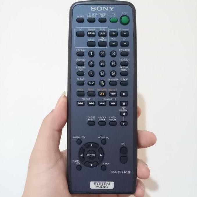 REMOTE SYSTEM AUDIO SONY RM-SV210