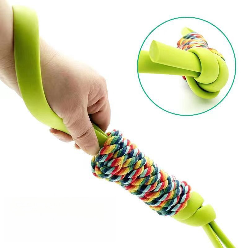 Planet Ekor COD  Mainan tali katun interaktif untuk anjing pembersih gigi hewan peliharaan anjing be